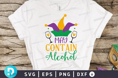 May contain alcohol SVG Design SVG Regulrcrative 