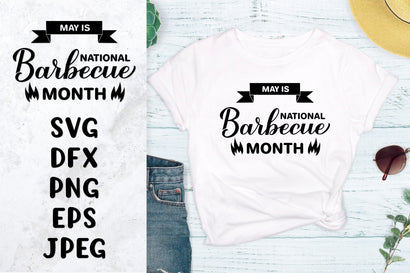 May is National Barbeque Month SVG. BBQ shirt design SVG LaBelezoka 