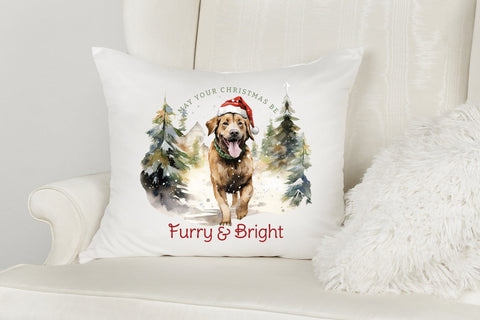 May Your Christmas Be Furry & Bright PNG Sublimation Sublimation CraftLabSVG 