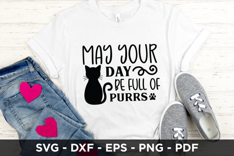 May Your Day Be Full of Purrs, Cat SVG SVG CraftLabSVG 