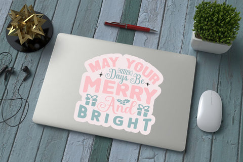 May your days be merry and bright SVG Angelina750 