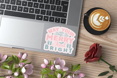 May your days be merry and bright SVG Angelina750 