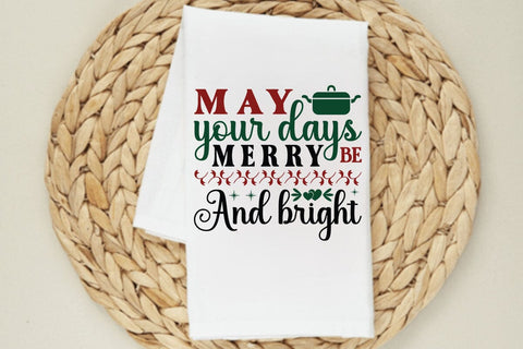 May your days be merry and bright SVG Angelina750 