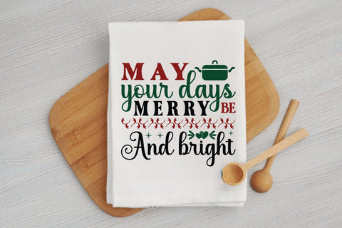 May your days be merry and bright SVG Angelina750 