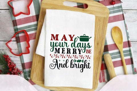 May your days be merry and bright SVG Angelina750 