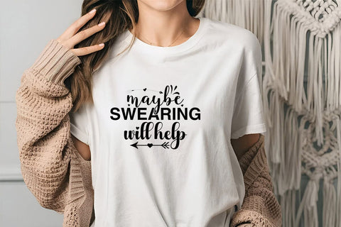 Maybe swearing will help SVG Angelina750 