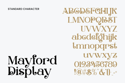 Mayford Display Font ahweproject 