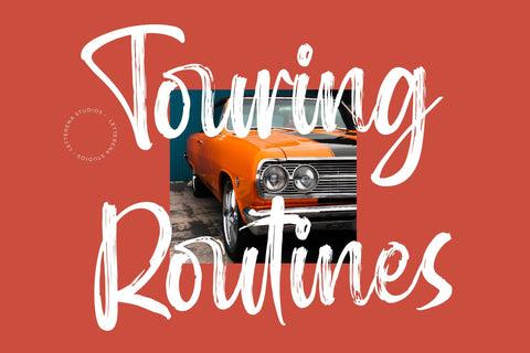 Mayory Overlag - Bold Brush Font Font Letterena Studios 