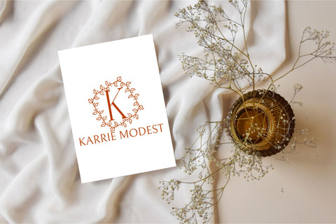 MeadowLine Monogram Font Dm Letter Studio 