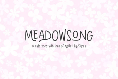 Meadowsong Sans Font Beck McCormick 