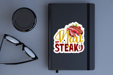 Meat steak Sticker Design Sublimation Regulrcrative 