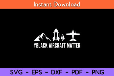 Mechanic Gift- Black Aircraft Matter For Aircraft Mechanic Svg Design SVG artprintfile 