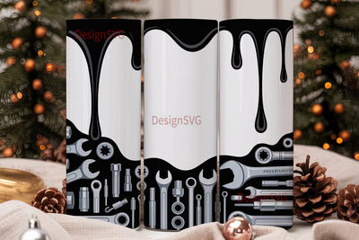 Mechanic Tools 20oz Tumbler Wrap Sublimation DesignSVG 