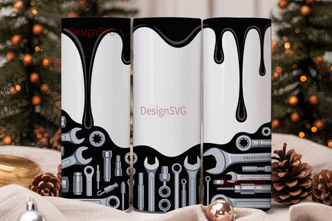 Mechanic Tools 20oz Tumbler Wrap Sublimation DesignSVG 
