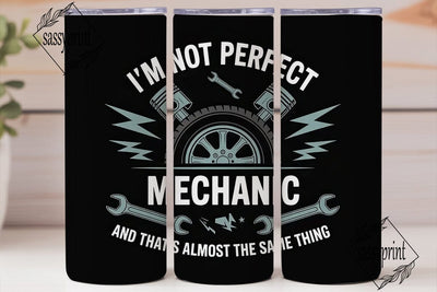 Mechanic Tumbler Wrap PNG Sublimation sassyprint 