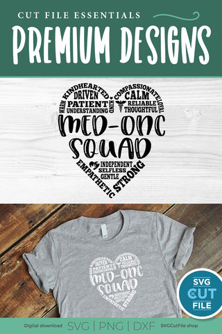 Med Onc svg for the whole med onc squad - men or women SVG SVG Cut File 