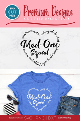 Med Onc svg for the whole med onc squad - men or women SVG SVG Cut File 