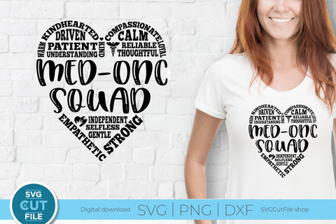 Med Onc svg for the whole med onc squad - men or women SVG SVG Cut File 