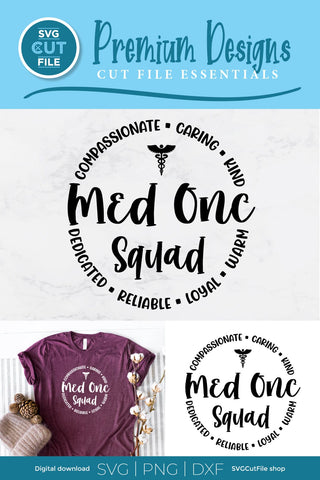 Med Onc svg for the whole med onc squad - men or women SVG SVG Cut File 