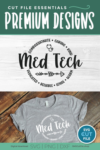 Med Tech svg - a medical tech svg design SVG SVG Cut File 