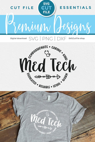 Med Tech svg - a medical tech svg design SVG SVG Cut File 
