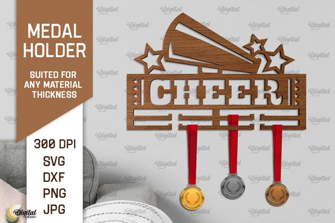 Medal Display Laser Cut Bundle. Medal Holders SVG SVG Evgenyia Guschina 