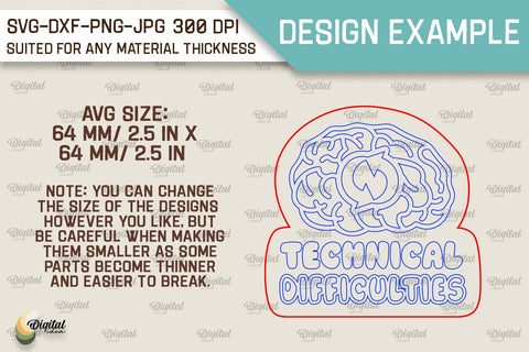 Medical Alert Magnets Laser Cut Bundle. Wooden Magnets SVG SVG Evgenyia Guschina 