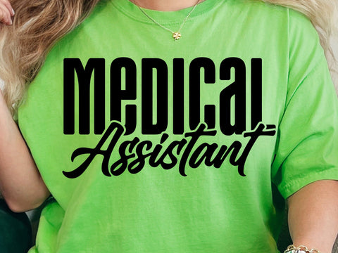 Medical Assistant Shirt Svg, Cricut Silhouette Svg SVG DesignDestine 