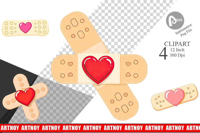 Medical Bandage Clipart Sublimation artnoy 