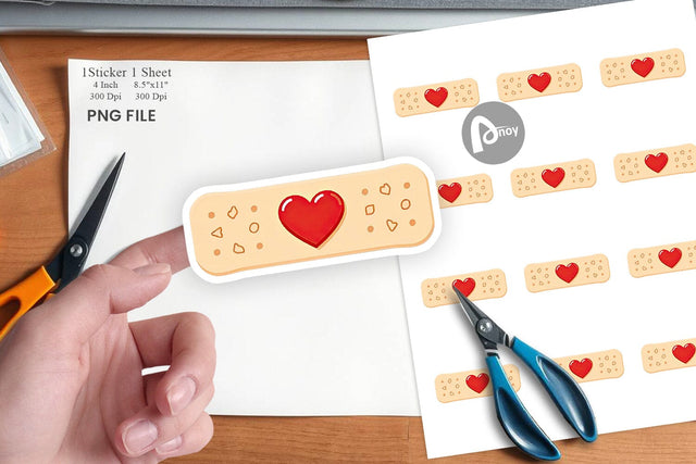 Medical Bandage Sticker Sublimation artnoy 