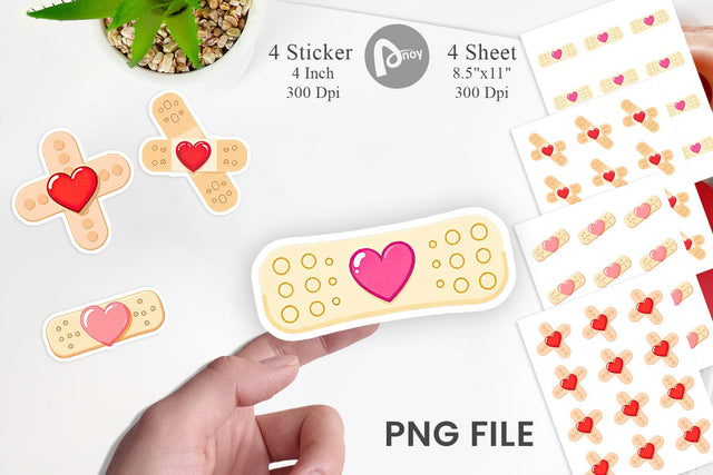 Medical Bandage Sticker Sublimation artnoy 