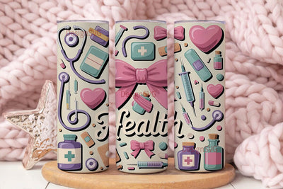 Medical Romance 20oz Tumbler Wrap Sublimation DesignSVG 
