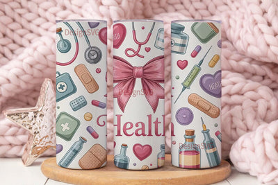 Medical Romance 20oz Tumbler Wrap Sublimation DesignSVG 