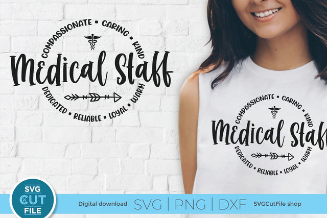 Medical Staff SVG for men or women SVG SVG Cut File 