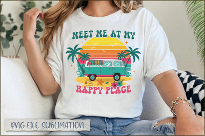 Meet me at my happy place Sublimation Sublimation Shetara Begum 