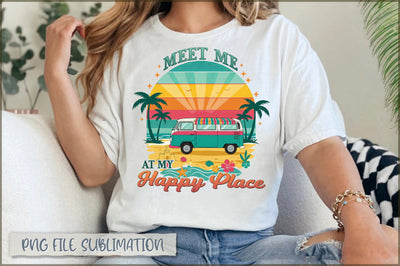Meet me at my happy place Sublimation Sublimation Shetara Begum 