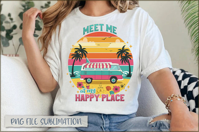 Meet me at my happy place Sublimation Sublimation Shetara Begum 