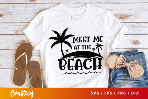 Meet Me At The Beach SVG Design SVG Designangry 