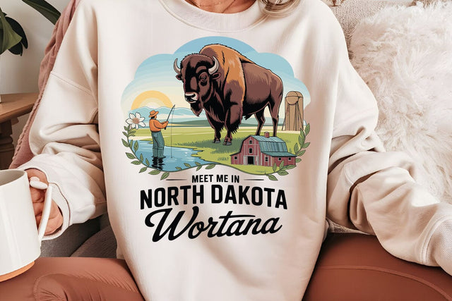 Meet Me In North Dakota Wortana SVG Angelina750 
