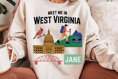 Meet Me In West Virginia Jane SVG Angelina750 