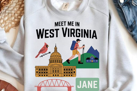 Meet Me In West Virginia Jane SVG Angelina750 