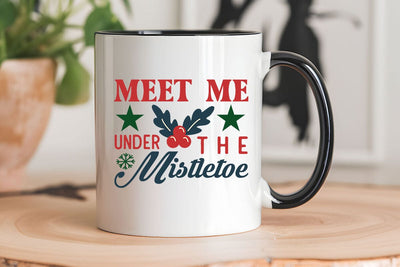 Meet Me Under The Mistletoe SVG Angelina750 