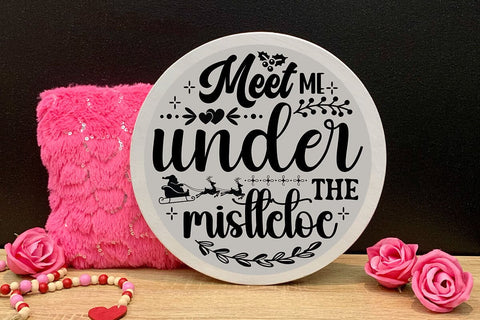 Meet me under the mistletoe SVG Angelina750 