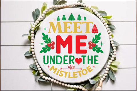 Meet me under the mistletoe SVG Angelina750 