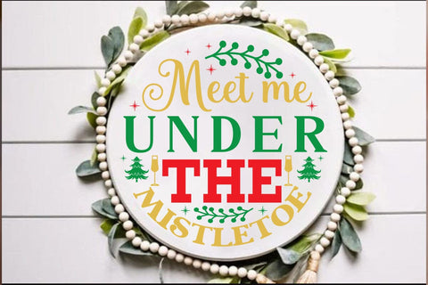 Meet me under the mistletoe SVG Angelina750 