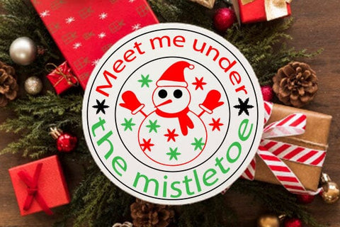Meet me under the mistletoe SVG Angelina750 