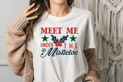 Meet Me Under The Mistletoe SVG Angelina750 