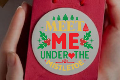 Meet me under the mistletoe SVG Angelina750 