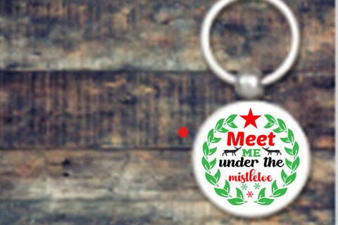 Meet me under the mistletoe SVG Angelina750 