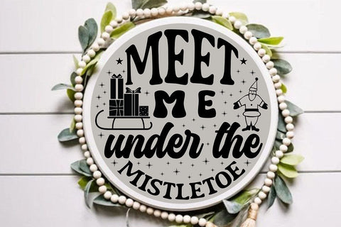 Meet me under the mistletoe SVG Angelina750 